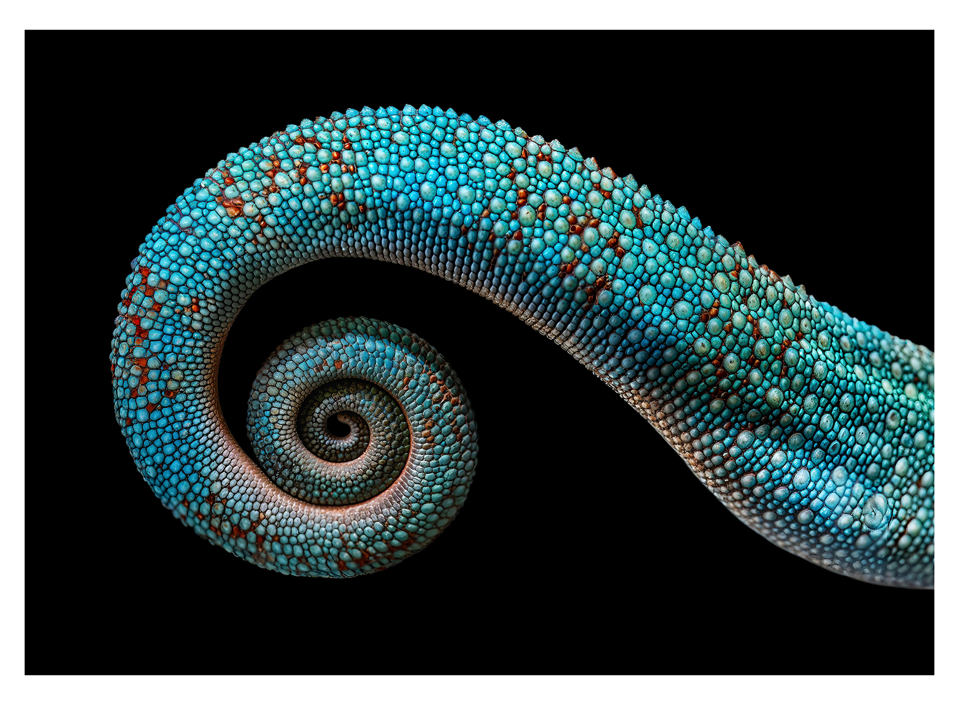 Chameleon tail fine art photography – Pedro Jarque